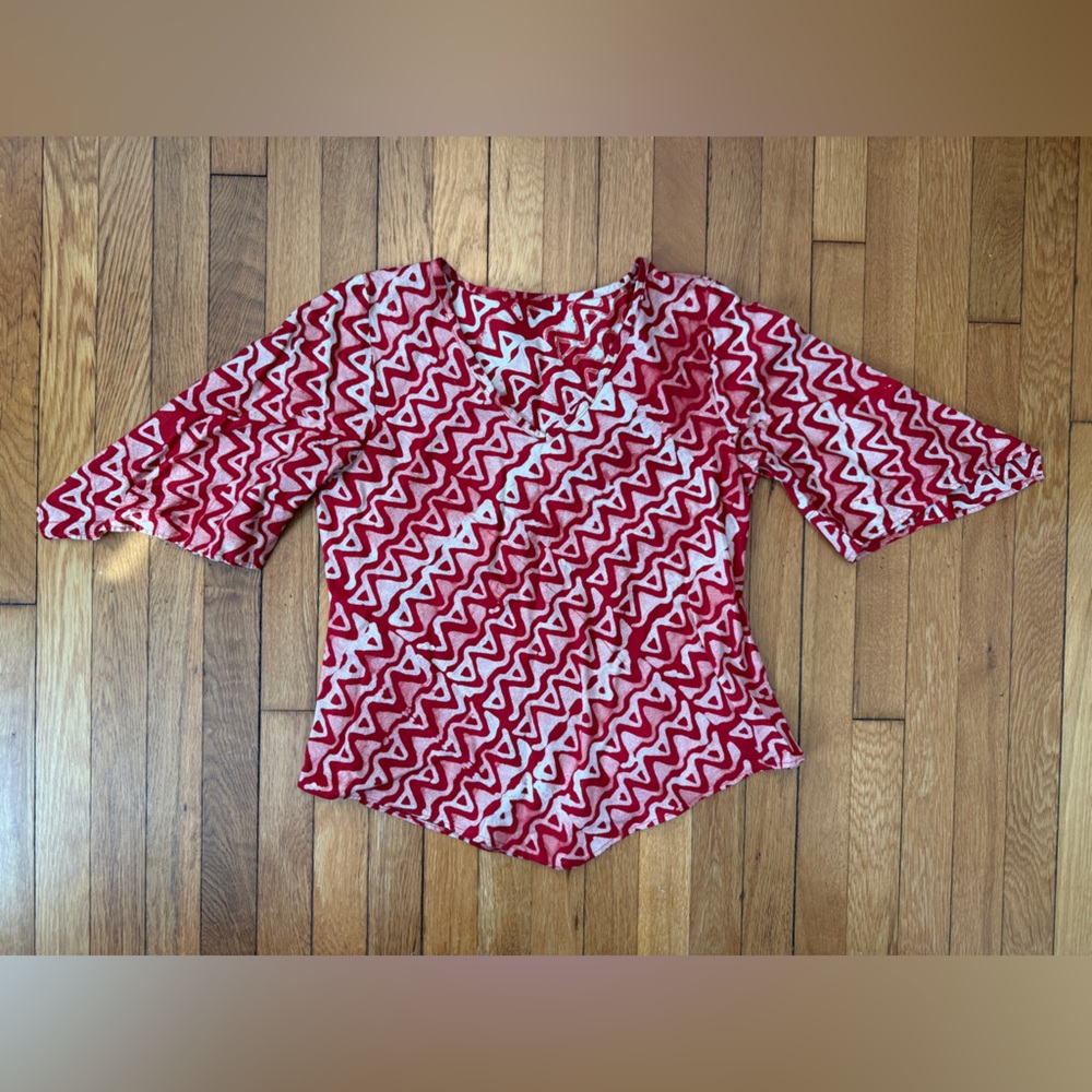 Handmade Traditional dye Shibori top